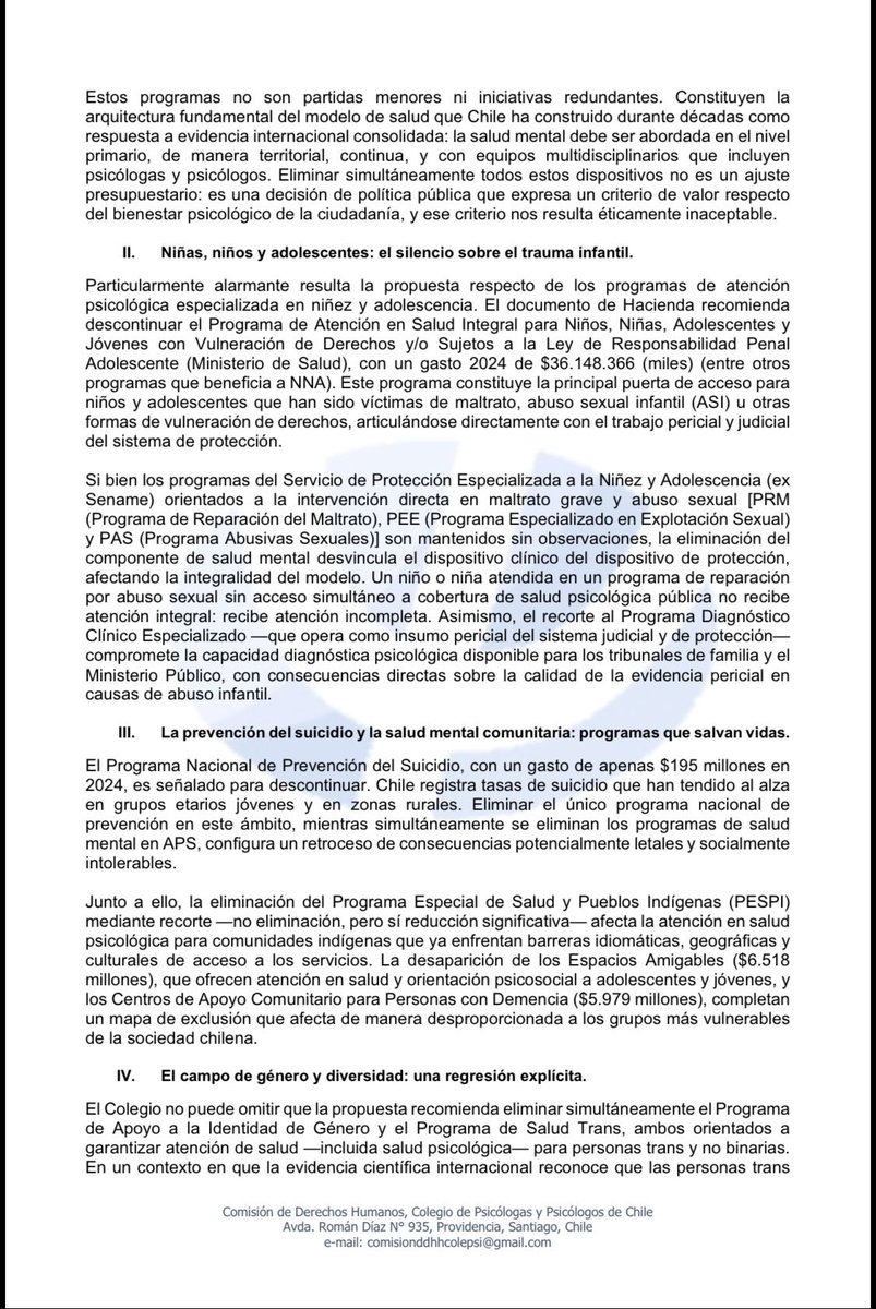 Colegio Psicólogas y Psicólogos de Chile tweet media