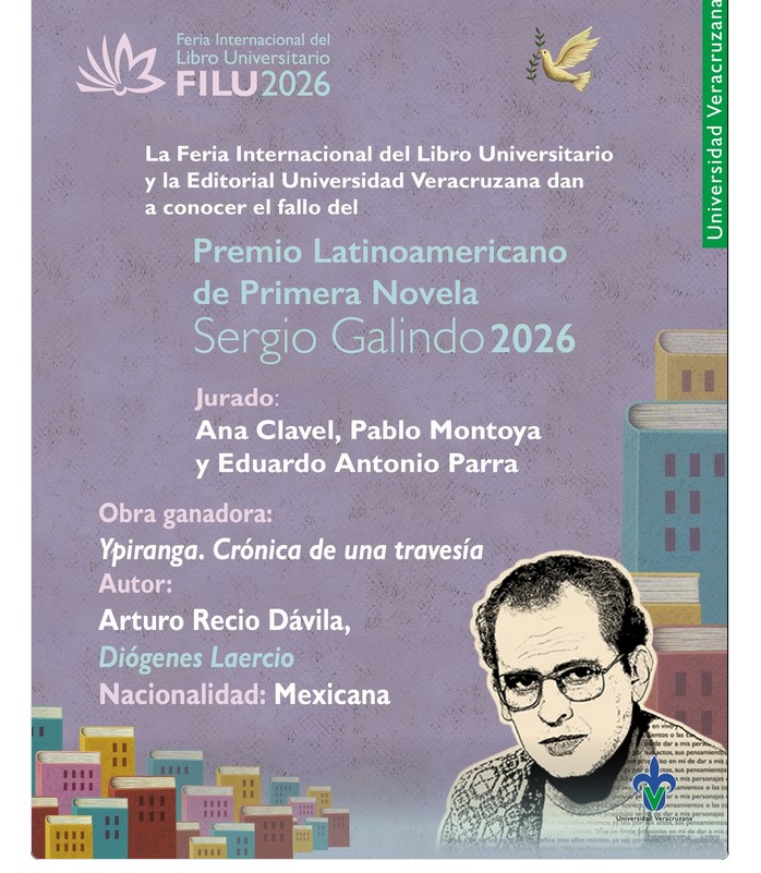 anaclavel99's tweet photo. Felicidades  al ganador del Premio Sergio Galindo por una obra que recrea literariamente un retrato íntimo, desde la vejez  y la derrota, del expresidente Porfirio Díaz, durante su travesía a  bordo del Ypiranga, el barco que lo llevaría a su destierro en Francia
@UVeracruzanaMx https://t.co/LlEHbitYAA