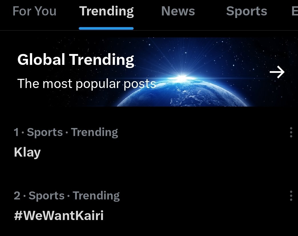 #WeWantKairi IS THE NUMBER TWO TREND GLOBALLY!!!!!

NOT "FOR YOU!"
NOT IN AMERICA!
WORLDWIDE!!!!!

KEEP IT UP!!!!!