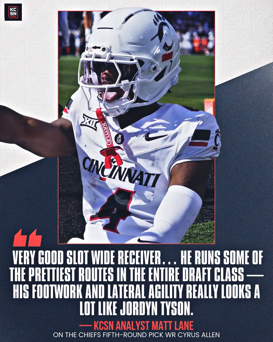 Don’t sleep on the Cyrus Allen pick for the Chiefs 🤫