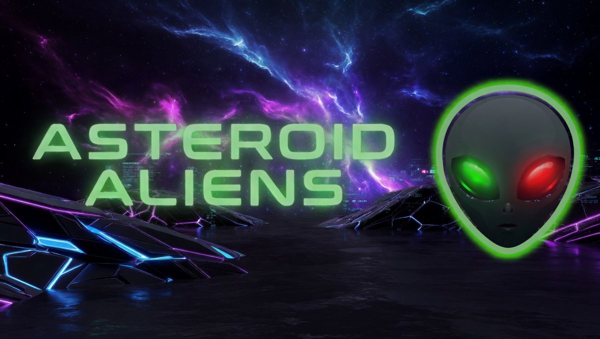 Asteroid Aliens 👽 tweet media