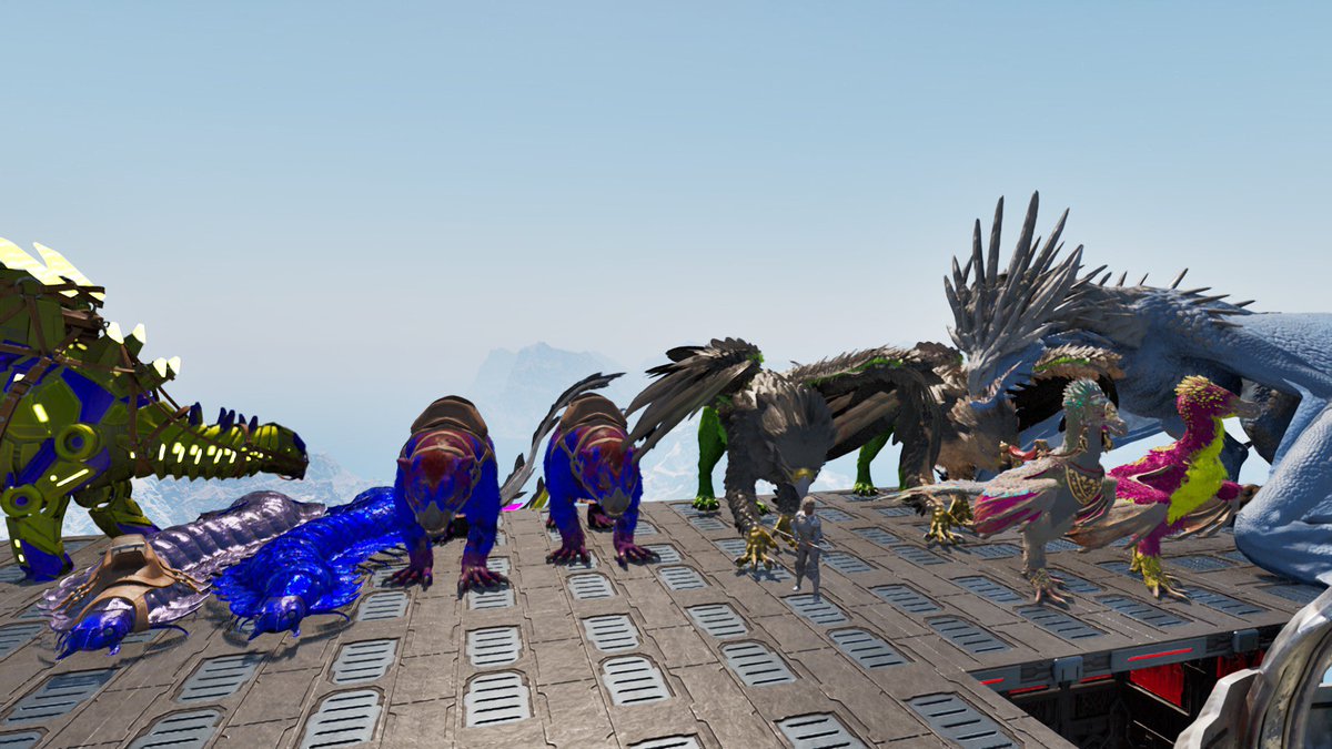 gildguild's tweet photo. この方法だと1週間でこれだけの
オバフロ恐竜を揃えることができる。
しかし最近は天空拠点でもすぐに見つかってしまう…
GWやることないなったッピ🫠
#ARKSurvivalAscended https://t.co/FGNXJdfMx6