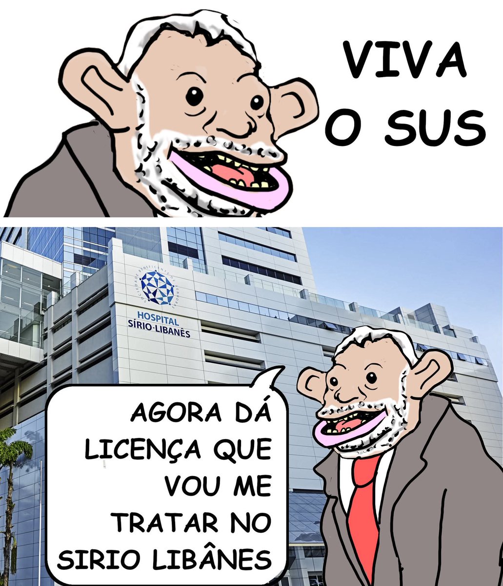 CentralAncap's tweet photo. Hospital privado capitalista para mim, SUS para você. https://t.co/uKrNrjAuXE