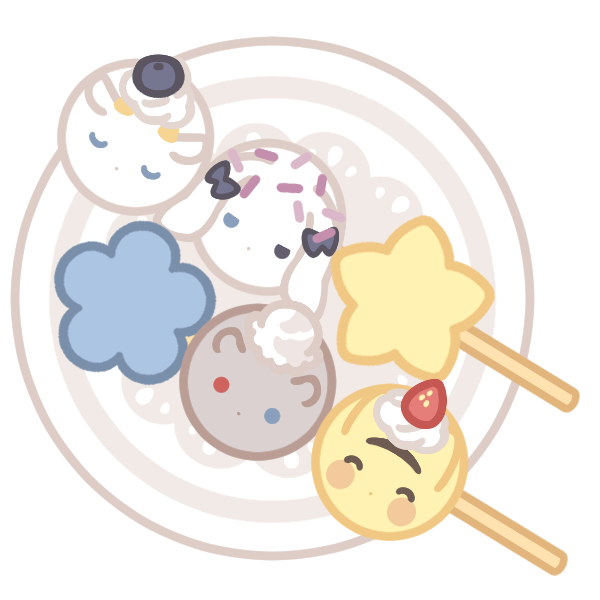 yumeasks's tweet image. ೀ  #yumeprompt ⟢  #yumetwt ⦂  make  you  &amp;amp;  your  f/o(s)  into  dango!  (ft.  multiple  of  admin's  sonas)  picrew.me/en/image_maker…    (  👻  )