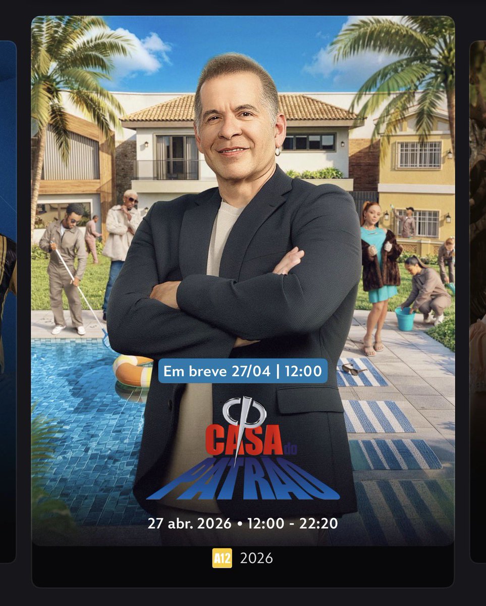 A <a href="/DisneyPlusBR/">Disney+ Brasil</a> já tá avisando que segunda-feira ao Meio Dia você já tem um novo PPV pra chamar de seu!! #CasaDoPatrão