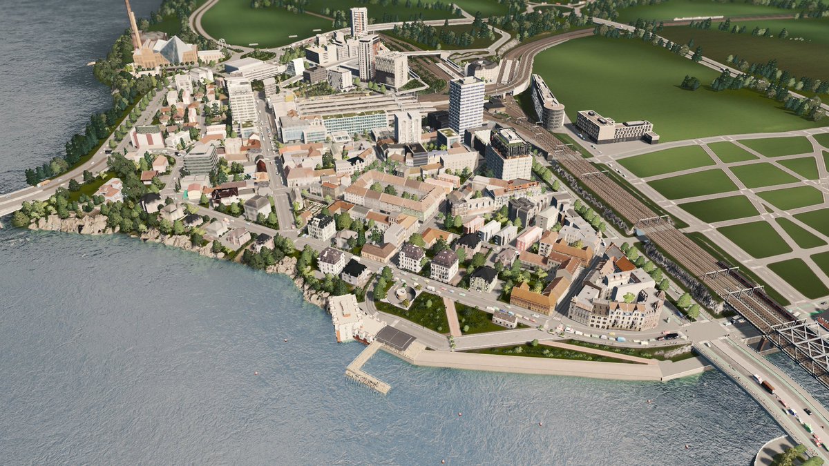 604Sience's tweet image. The other side of the lake
#CitiesSkylines #Isendorf #Switzerland @CitiesSkylines