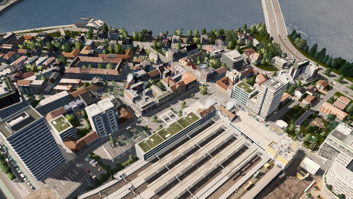 604Sience's tweet image. The other side of the lake
#CitiesSkylines #Isendorf #Switzerland @CitiesSkylines