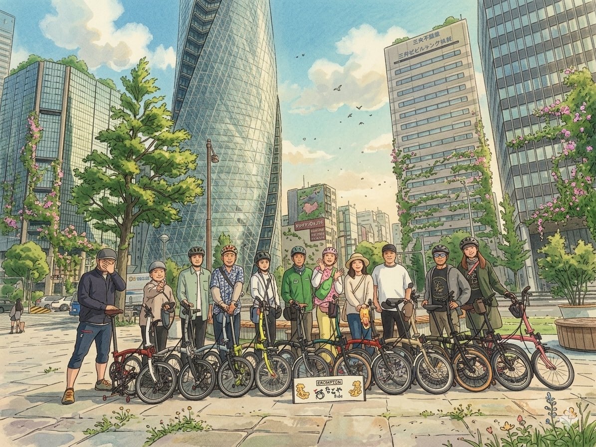 cq_hello's tweet image. 24日はとある自転車のオフ会に参加しまして、名古屋市内を走ってきました。
浜松と違って歩行者と自転車が区分されていて走り易かったです。

#brompton 
@brompton_jp