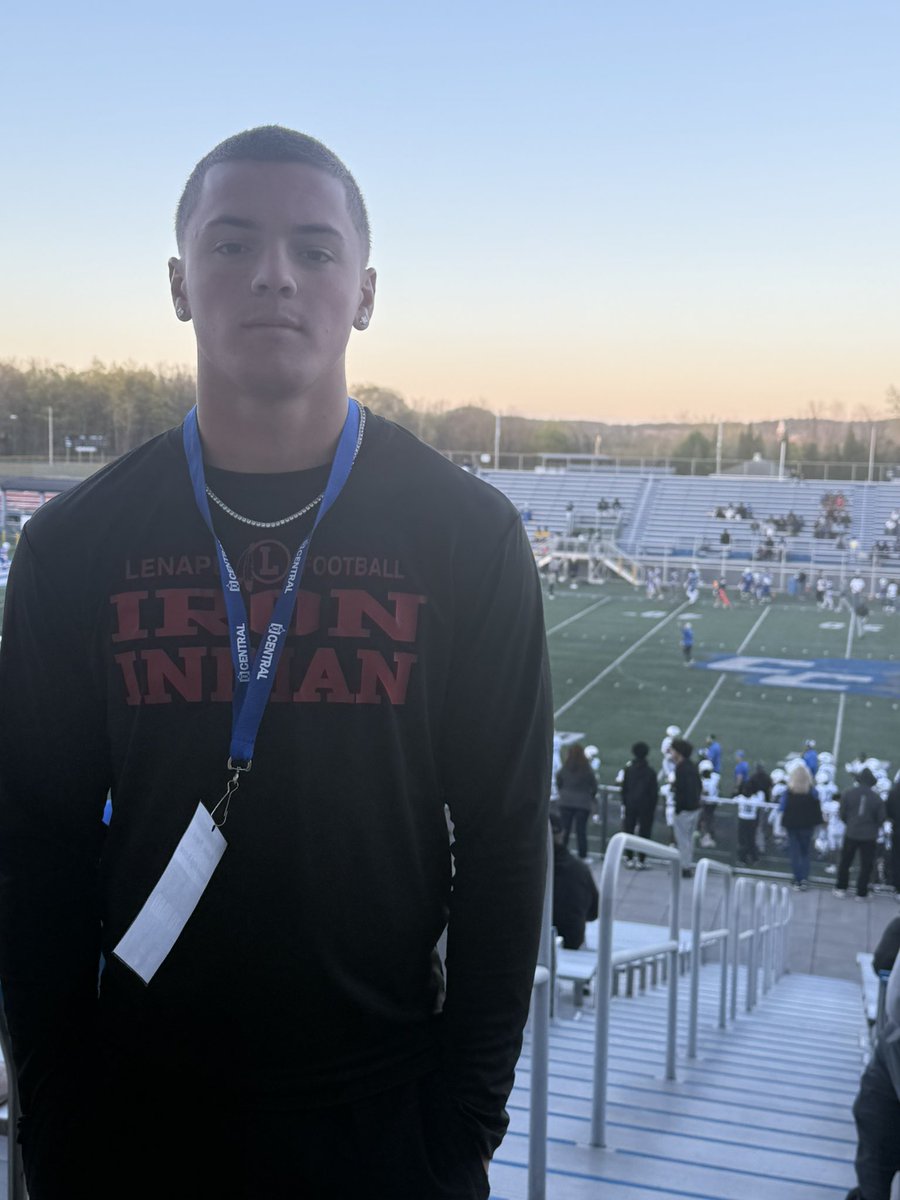 kellenpierce's tweet photo. Had a great time visiting @ccsu_fb and Coach @Coach_Mershman at this weekends spring game #ForksUp 

@LenapeFootball @LenapePrideClub @Coach_Kreider @AdvLevelRecruit https://t.co/gLgmolfYEl
