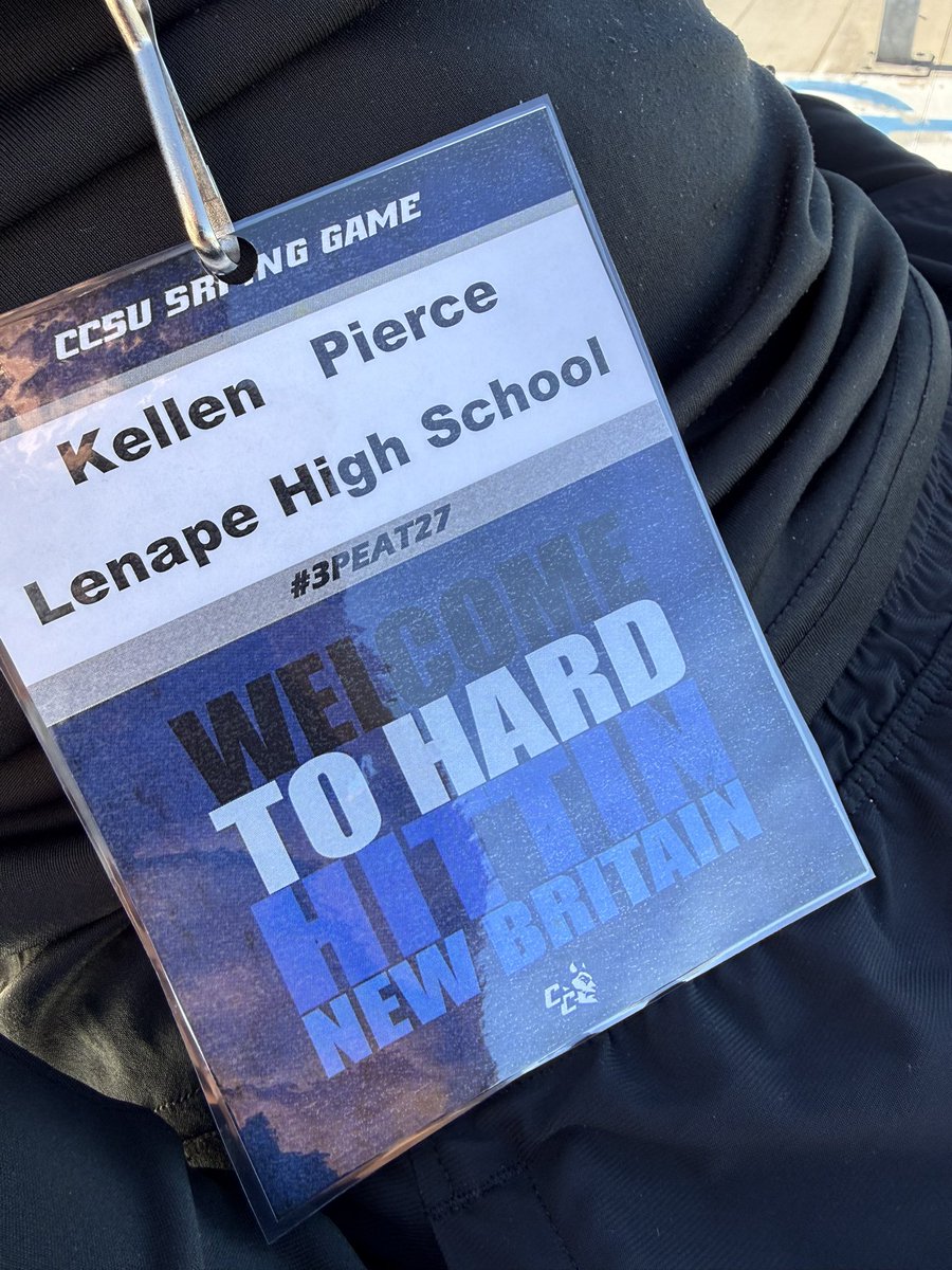kellenpierce's tweet photo. Had a great time visiting @ccsu_fb and Coach @Coach_Mershman at this weekends spring game #ForksUp 

@LenapeFootball @LenapePrideClub @Coach_Kreider @AdvLevelRecruit https://t.co/gLgmolfYEl