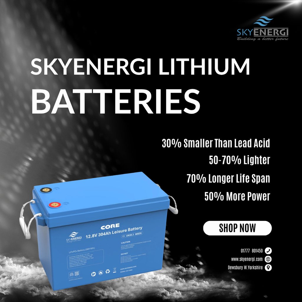 SkyEnergi's tweet image. Elevate your adventure with the SkyEnergi Core CO12105! 🔋 12V 105Ah LiFePO₄ battery, premium BMS, smart Bluetooth, and heat pad tech. Experience efficient, reliable, eco-friendly power for all your #Leisure &amp;amp; #OffGrid needs. Just £255! 🚀 shortlink.store/rj6dnajkikf7 #SkyenergiCore
