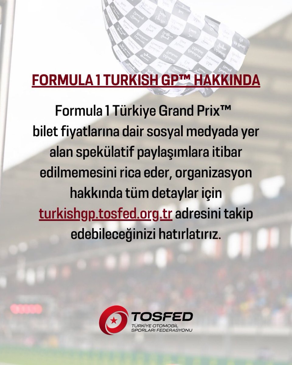 rasitcicekk's tweet photo. Formula 1 Turkish GP™ Hakkında ⚠️ https://t.co/4kuC5nUPy5