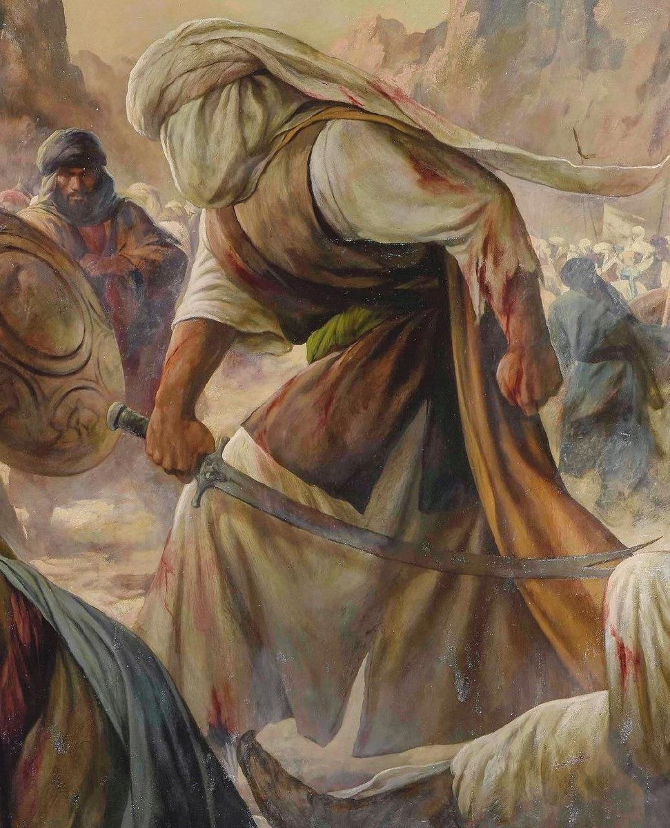 Brave_313's tweet photo. With all the remarkable courage and unwavering heroism of Imam Ali (as) in every battlefield, he still said:

"Whenever the fighting became most severe, we would turn to the Messenger of Allah (pbuh) for protection, and none of us stood closer to the enemy than he did." ❤️ https://t.co/AkF5GgsMVt