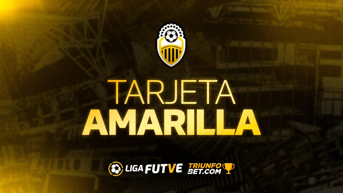 DvoTachira's tweet image. [⏱️44'] | #TAC 2-0 #CBB | ⚠️ Amonestados Edson Castillo en los granates y Alejandro Araque en los Aurinegros #LigaFUTVETriunfoBet 🏆

#VamosTáchira 💛🖤