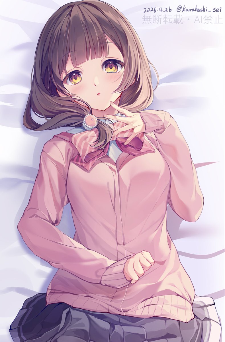 Kurahashi_sei's tweet photo. #ongeki_art
「ちゅう...したいの？」 https://t.co/wMNrmsB33K