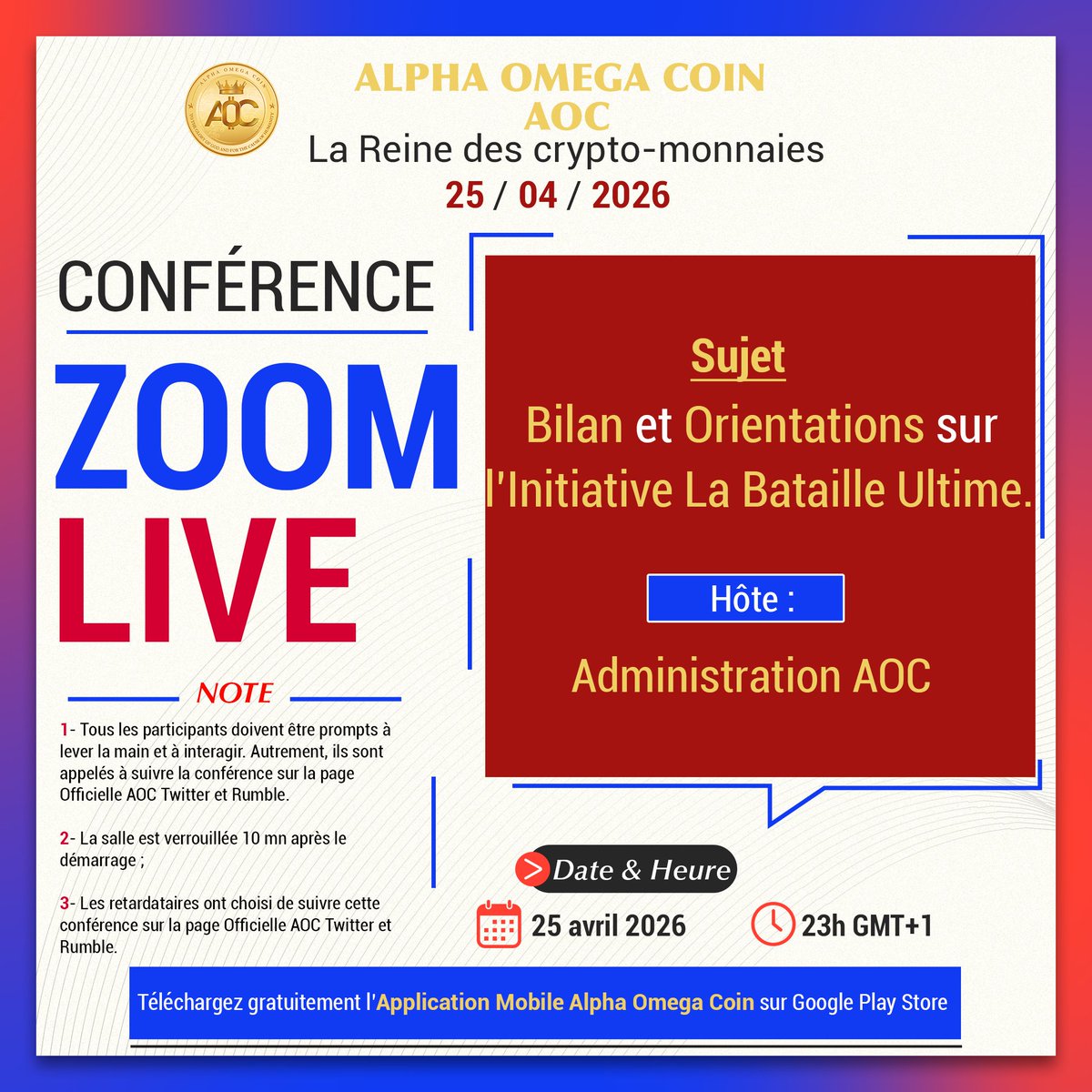 Alpha Omega Coin tweet media