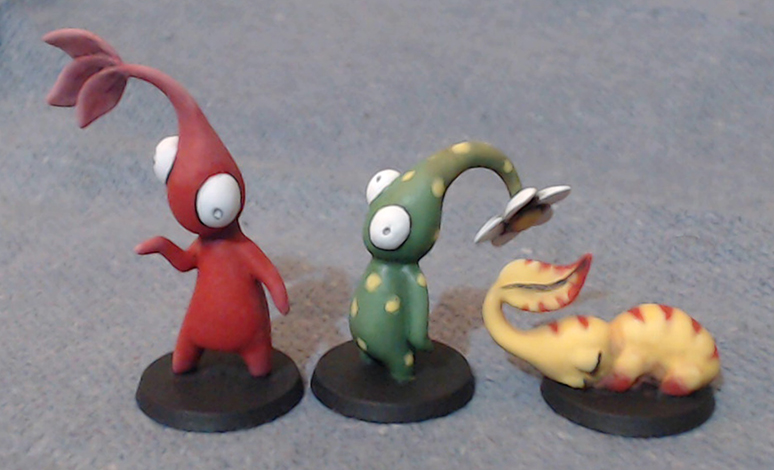 thesolunion's tweet photo. The Bikmin are complete!

#huntertheparenting #htp #miniatures #3dprinting #minipainting https://t.co/VNskAzxeHn