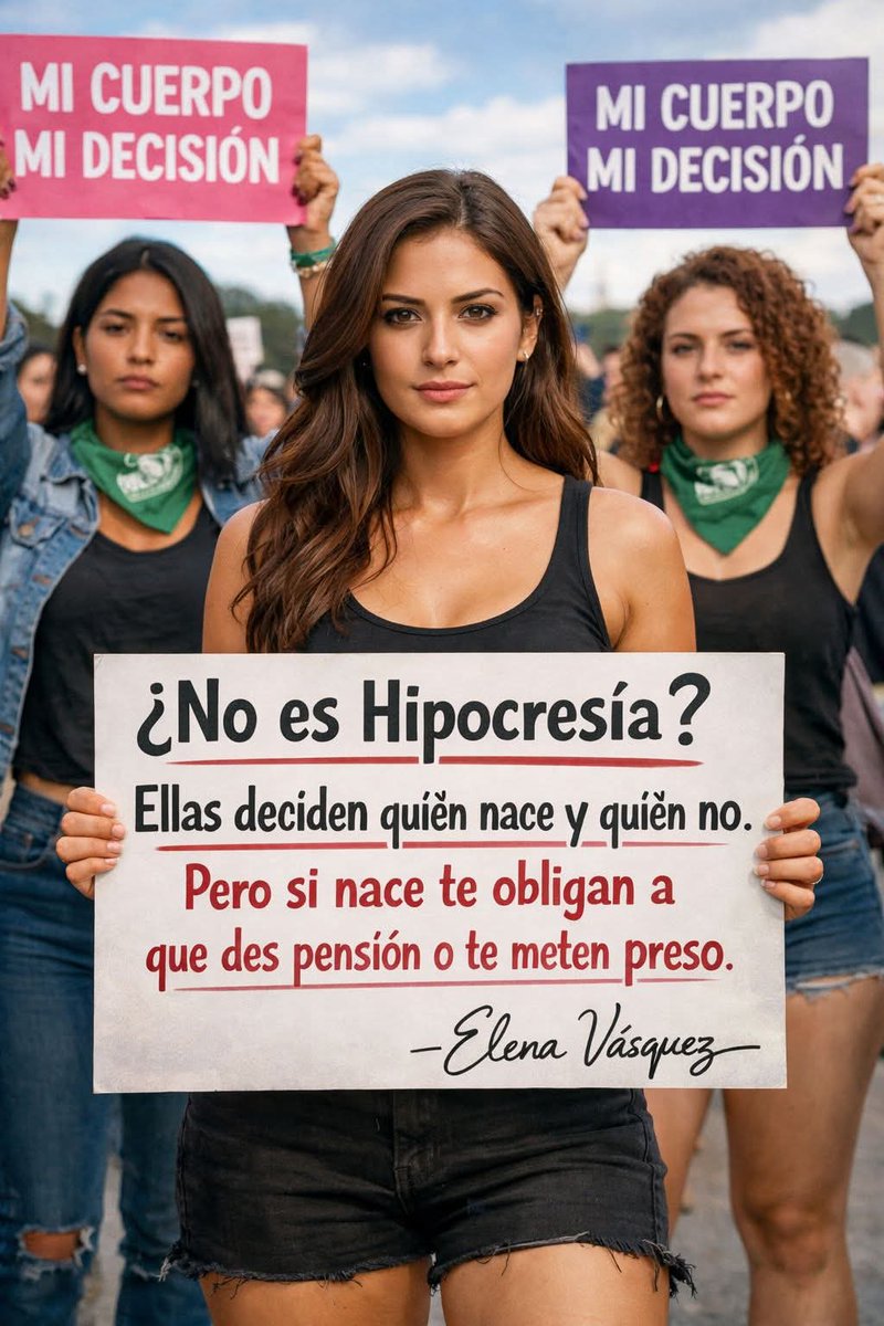JaiSumer's tweet image. #DiaNaranja
Las feministas afirman con vehemencia "mi cuerpo,mi decisión"...
M cuanto al embarazo,la mujer decide si continúa ó mata al nonato...
Pero si continúa,exige al hombre q se haga cargo...
Si es su cuerpo y su decisión, entonces q se haga cargo sola.
#FelizSabado @SCJN