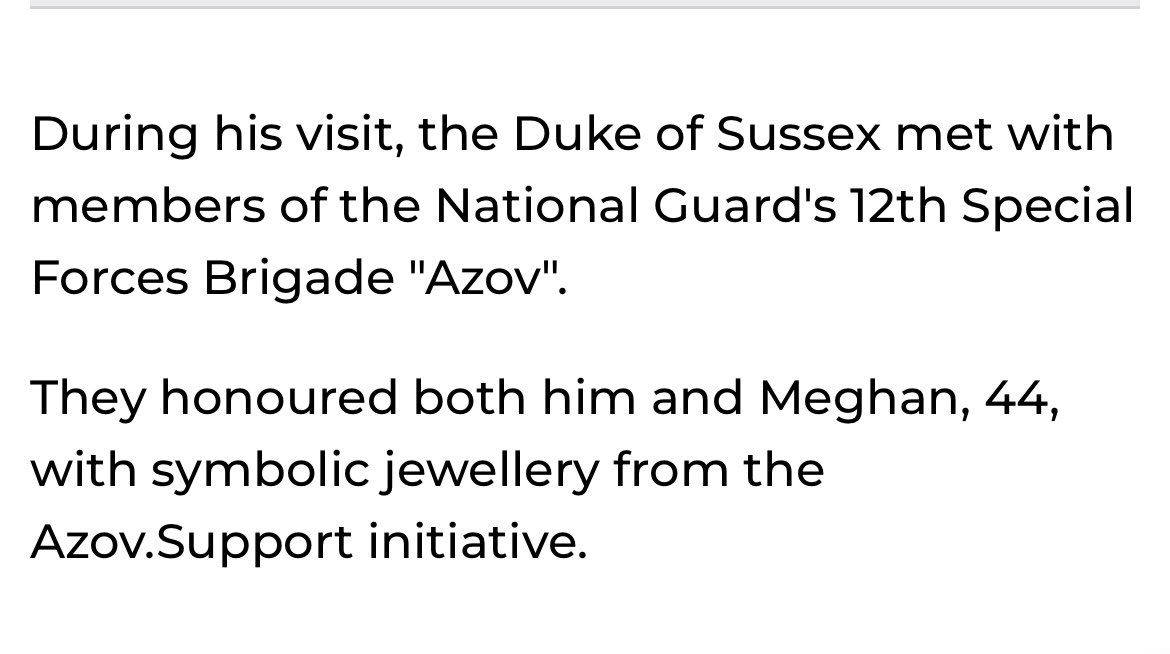 unreMARKLEble's tweet image. Wait-and they accepted gifted jewelry? From a war torn country? What kind of humanitarians are they? Isn’t the point of Humanitarianism giving without expectation of compensation? #HarryandMeghan accepting jewelry from Ukraine is definitely icky and gives the appearance of greedy