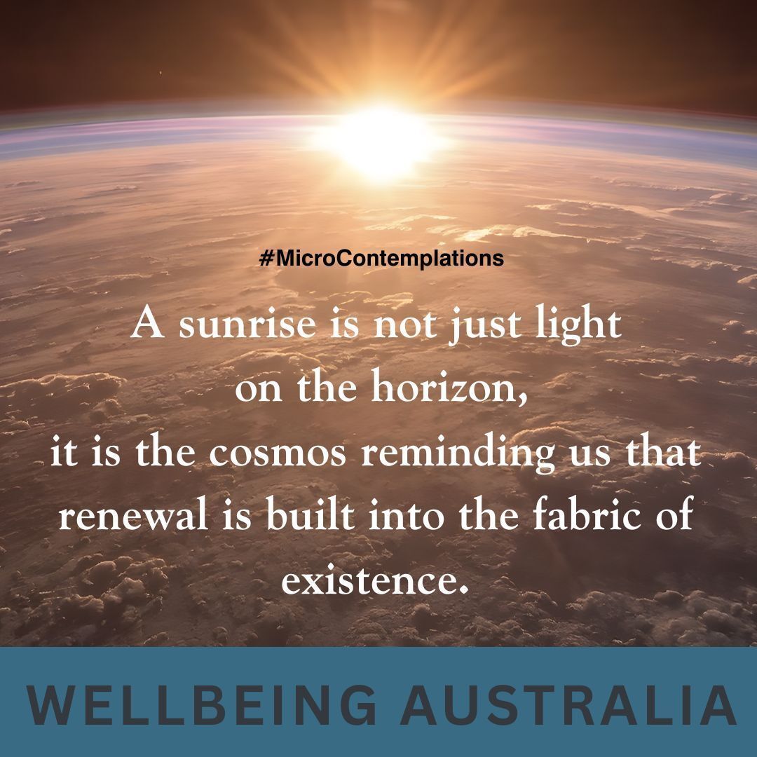 WellbeingOz's tweet image. Beautiful reminder that every day carries a new beginning. 🌅✨ 

#Hope #Renewal #FreshStart #DailyInspiration