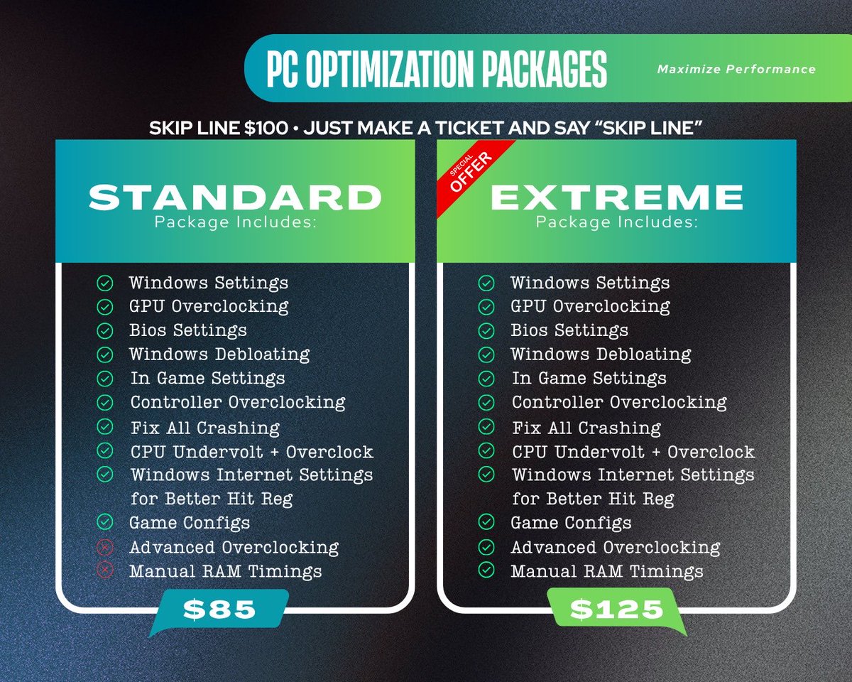 AllSkillNoTalk | PC & Internet Tweaker / Optimizer tweet media