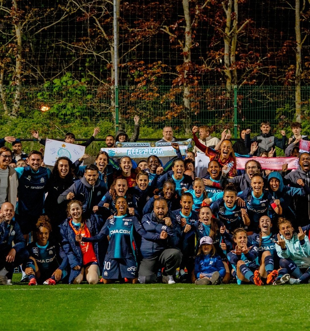 DaniBelmonte00's tweet photo. Obiettivo raggiunto! L'Olympique Marsiglia della nostra Azzurra Margot #Shore è ufficialmente salvo con una giornata di anticipo grazie alla vittoria di oggi contro il Lens! #Arkemapremiereligue https://t.co/QlPYcS8B1b