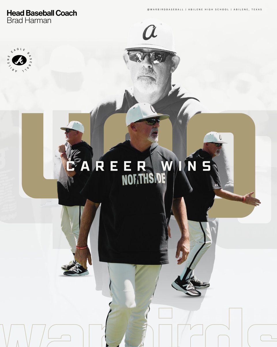 WarbirdBaseball's tweet photo. Coach Harman earns win #400

#WTD | #EagleBaseball⚾️ https://t.co/yT4numvUXa