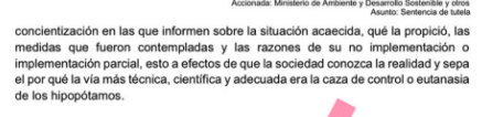La resolución 4ta del juez no puede pasar desapercibida. Fundamental seguir haciendo con transparencia una fuerte divulgación de la situación y de las razones detrás de la decisión. El <a href="/MinAmbienteCo/">MinAmbiente Colombia</a> y los institutos lo han venido haciendo muy bien. ¡No bajen los brazos!. Además,