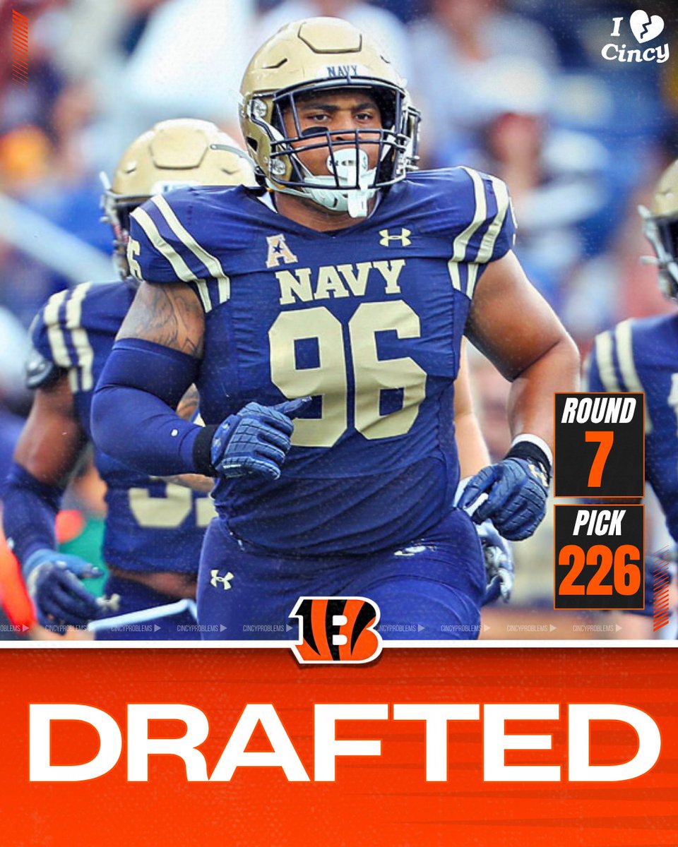 CincyProblems's tweet image. The #Bengals select DT Landon Robinson with the 226th overall pick in the 2026 NFL Draft. 🐅