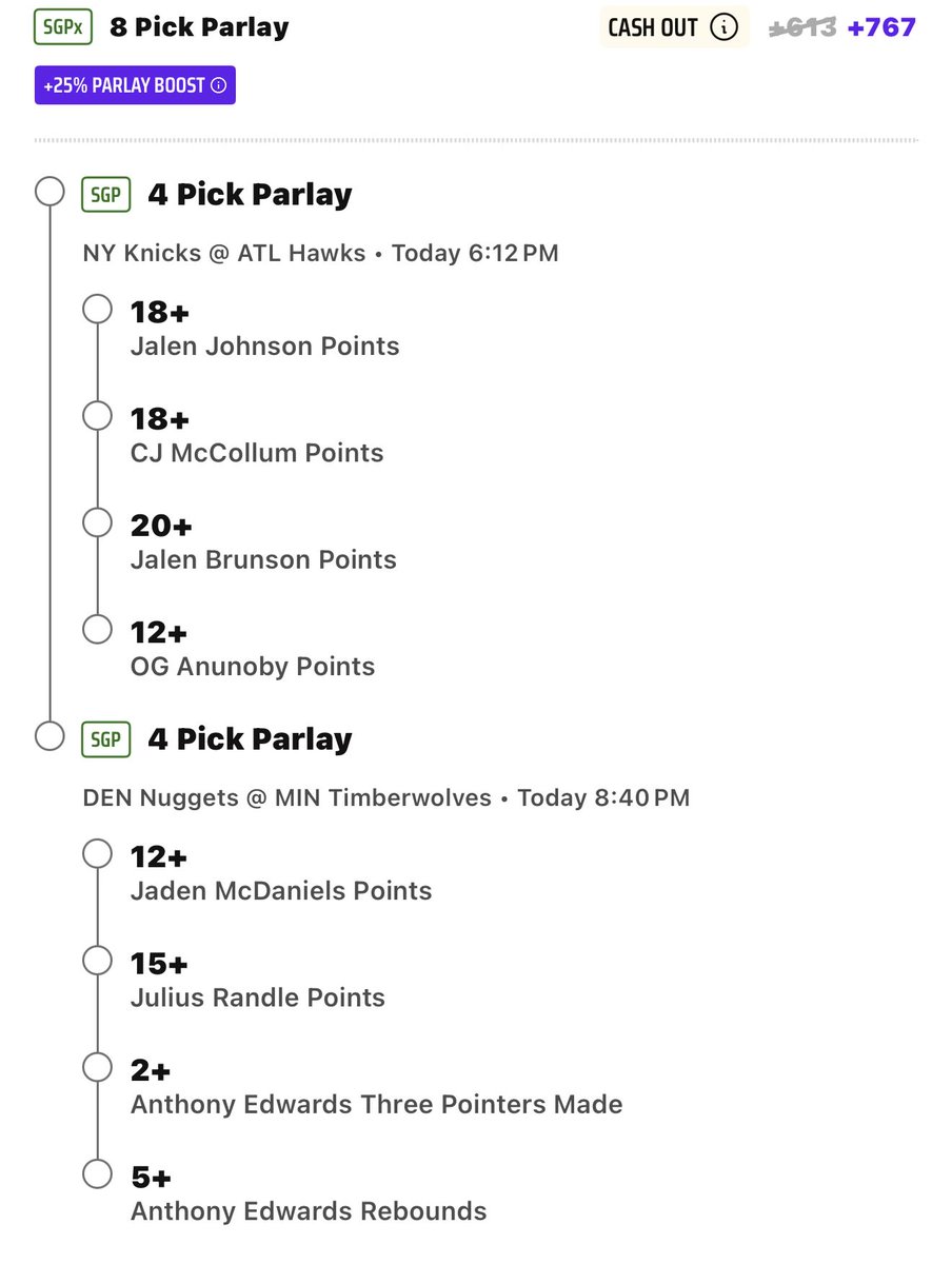 NBA SGP+ 

When this SMACKS I’m giving away money to two people who repost this.