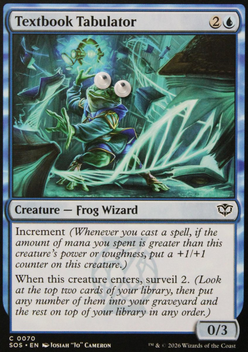 I mean, have you SEEN the price of textbooks lately?

#TextbookTabulator #mtg #MagicTheGathering #MTGStrixhaven