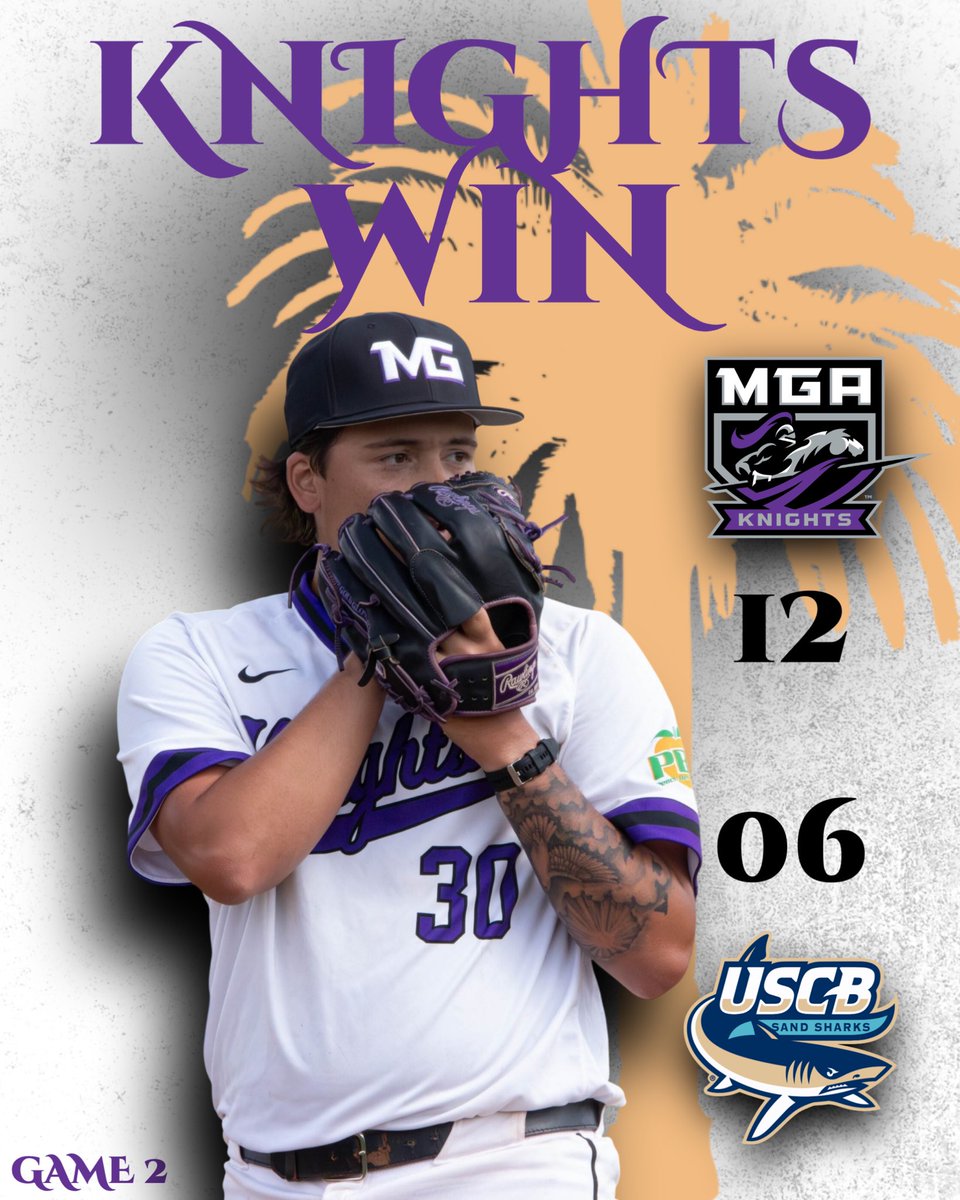 M_G_Baseball's tweet image. Knights take the series and will go for the sweep tomorrow afternoon!

#GoKnights
#LightTheTorch