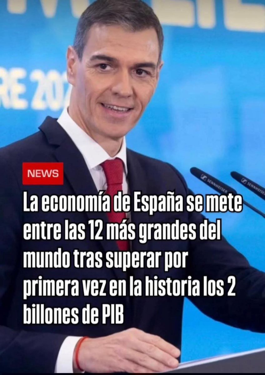 Siempre hay q mejorar pero la VERDAD es que Sánchez nos sacó de la miseria en la q nos sumió el gobierno del PP con M.Rajoy, sus recortes,SMI de 700€,paro disparado,congelación de pensiones y,de remate, un COPAGO de medicinas a los jubilados.
Estamos MUCHO MEJOR

#MalasLenguasN