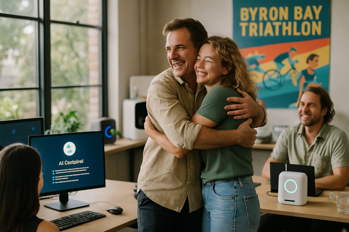 pikpakdigital's tweet image. Happy #HugAnAustralianDay! 🤗 Spread the love &amp;amp; celebrate Aussie innovation at the #ByronBayTriathlon. Embrace efficiency by cheering for athletes &amp;amp; thinking about ways #AIforSME can transform your business operations! 🚀🏊‍♂️ #SMEautomation