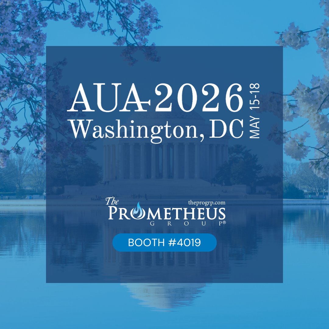 theprogrp's tweet image. Visit The Prometheus Group® at Booth #4019 at AUA 2026! Meet the team &amp;amp; explore our latest in urodynamics, uroflowmetry, ultrasound imaging, and biofeedback &amp;amp; stimulation. See you there!

#AUA2026 @amerurological @americanurologicalassociation #urology #urologist