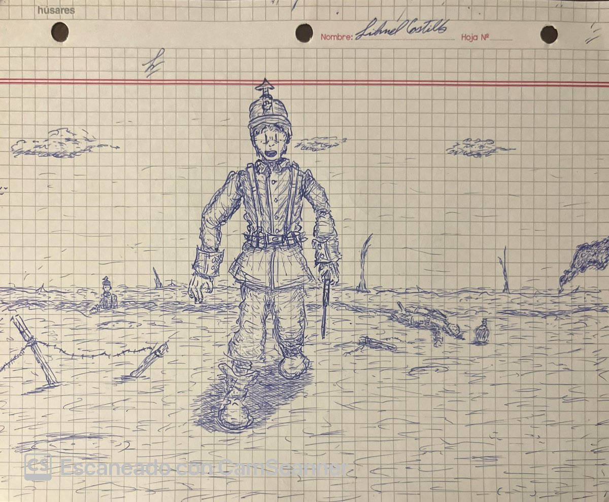 salmonpepe44205's tweet image. Dibujos random #54 

Trató de mejorar un poco en las sombras y perspectivas pero no se, tal vez estoy fallando en algo, pero igual espero les guste :3 
#ww1 #skullgirlsfanart