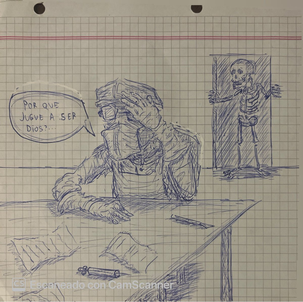 salmonpepe44205's tweet image. Dibujos random #54 

Trató de mejorar un poco en las sombras y perspectivas pero no se, tal vez estoy fallando en algo, pero igual espero les guste :3 
#ww1 #skullgirlsfanart