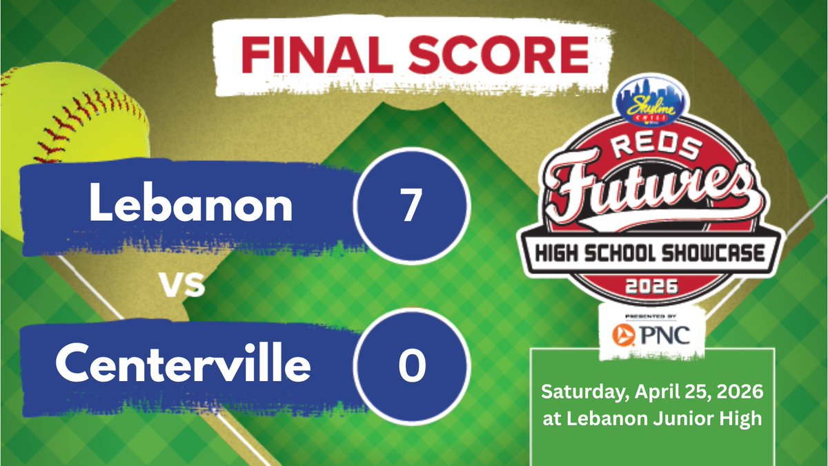 redshsshowcase's tweet photo. FINAL: Lebanon defeats Centerville

@LebanonAthDept @LHSsoftball_ https://t.co/TmfW8O9esB
