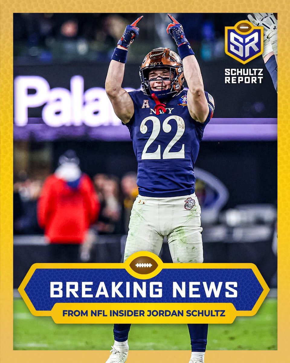 Schultz_Report's tweet image. More Midshipmen! #Steelers draft Navy RB Eli Heidenreich
