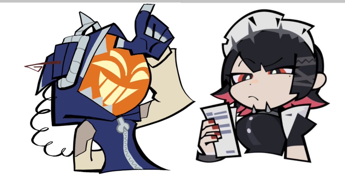 SoundWaveTwt's tweet photo. @zzzocs Hiiiiii, this is my ship DropunkCandy 

Just a young love in the middle of dissasters, hollows and dramas, the shark boy is zhag and he loves his tralalera very much 💖 https://t.co/F97C6nQc0A