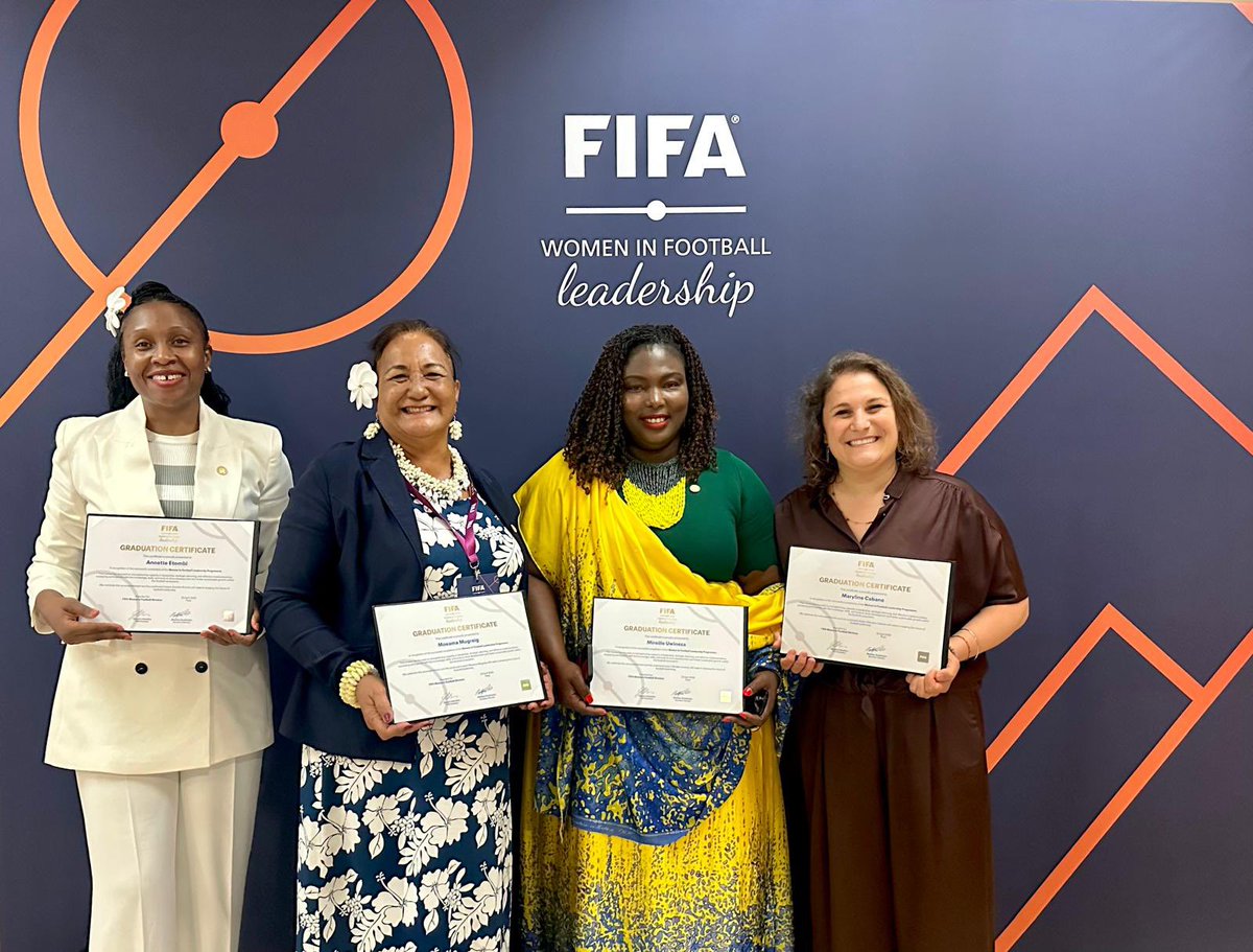 FERWAFA's tweet image. Big congratulations to our own Mireille Uwineza, a FERWAFA staff member, on completing the FIFA Women in Football Leadership Programme.
a 6-month hybrid journey empowering leaders to shape the future of the game.
#MovingForward