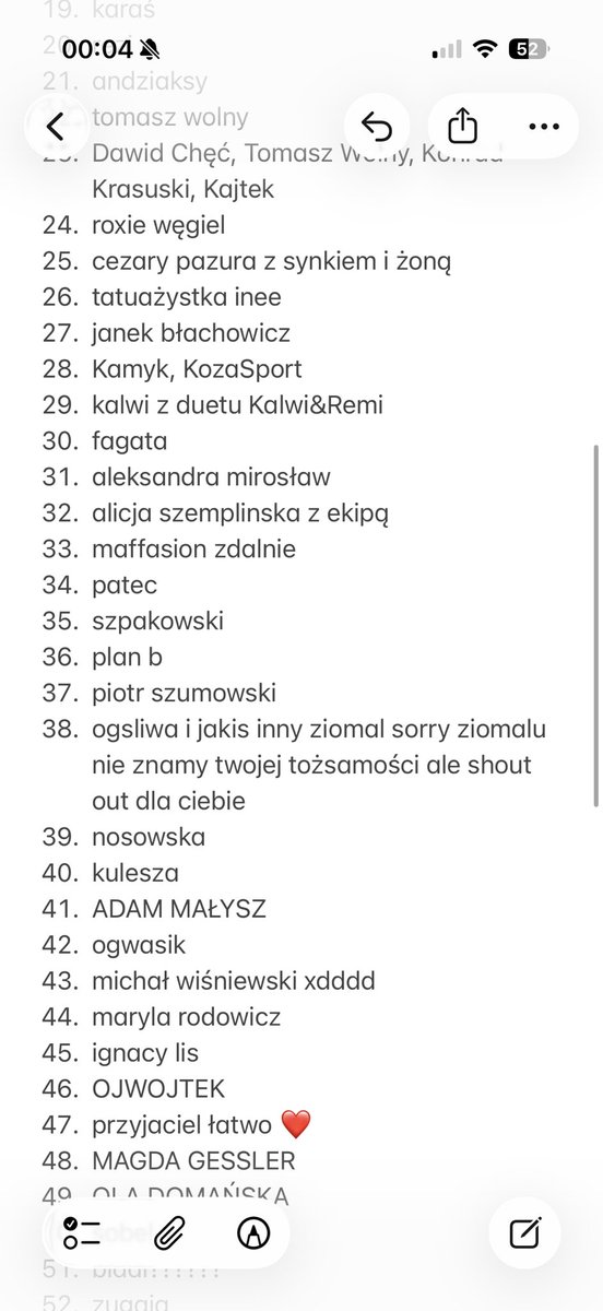 _rozamakolce's tweet photo. dobra LISTA OSÓB Z SOBOTY ZE STREAMA 😭😭😭😭😭😭😭 mam nadzieję że wszyscy zapisani Z WCZORAJ TYLKO Z WCZORAJ JAK COŚ!!!!!!!! #cancerfighters https://t.co/7XuIYIbo5H
