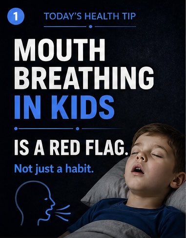 DrHanifen's tweet image. Mouth breathing isn’t just a habit.

It’s an early sign a child’s system isn’t adapting well.

Sleep.
Immunity.
Focus.

It all ties together.

👉 When patterns don’t change, it’s time to look deeper.

#KidsHealth #AnchorageHealth #NorthStarChiropractic