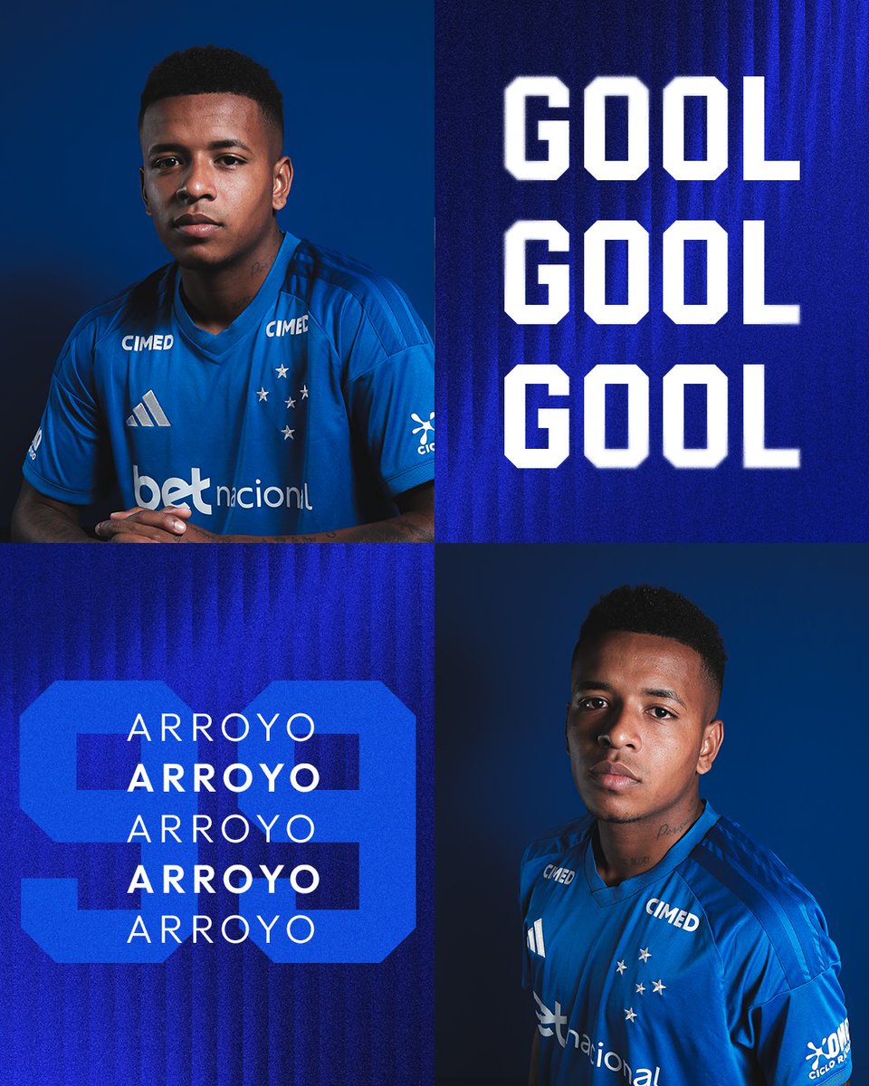 𝗚𝗢𝗢𝗢𝗢𝗢𝗢𝗢𝗢𝗢𝗢𝗢𝗢𝗢𝗢𝗢𝗢𝗢𝗢𝗢𝗟𝗟𝗟 DO ARROYO! O CAMISA 9️⃣9️⃣ RECEBE NA PONTA, CORTA PRO MEIO E BATE PARA O FUNDO DO GOL! VAMOOOOSS!!!

🔷 #REMxCRU | 0-1 | #PáginasHeroicas
