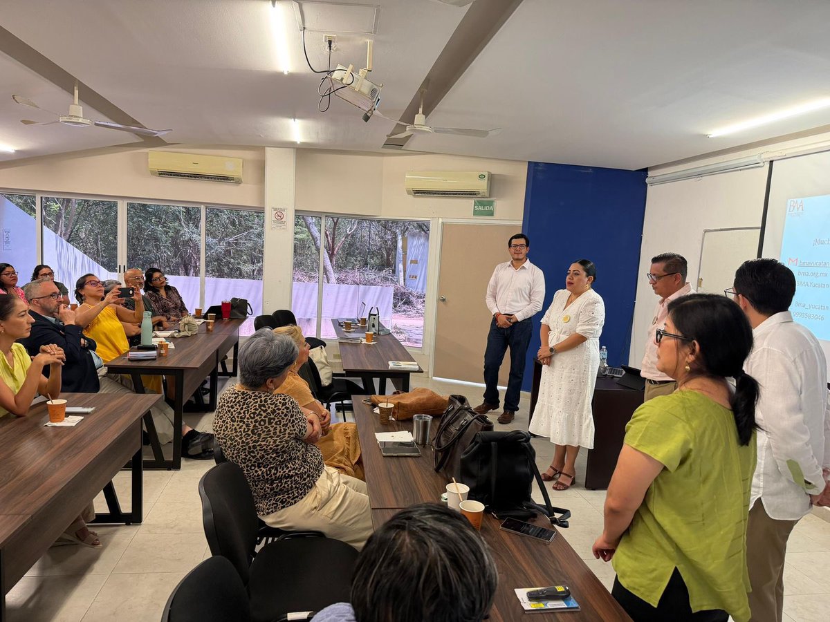 BMA_Yucatan's tweet photo. Agradecemos la participación de los representantes de las diferentes asociaciones civiles del estado de Yucatán en el primer encuentro de vinculación con nuestro Capítulo.
L https://t.co/x262CjEujR