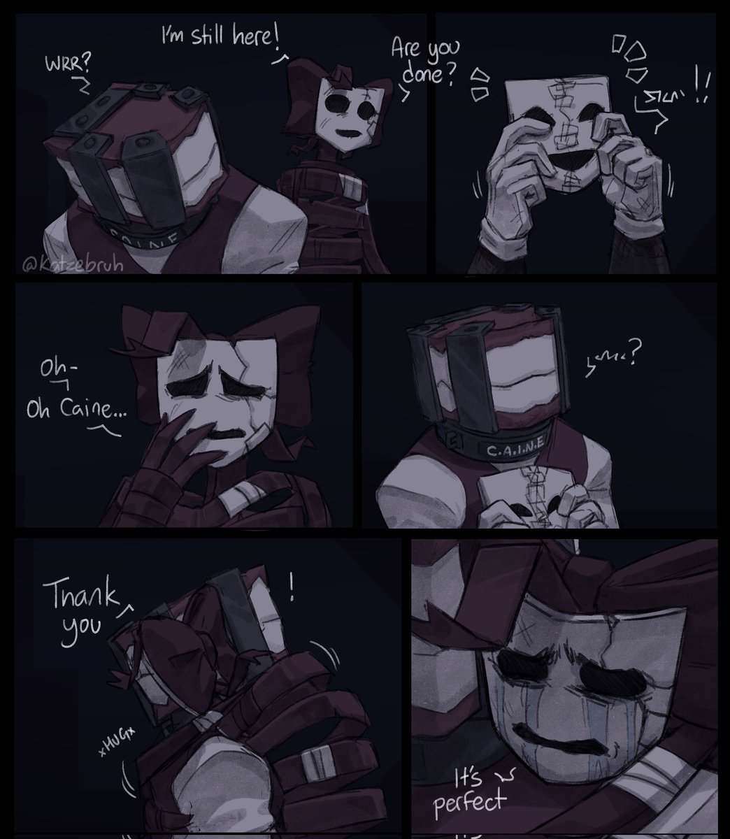 BackUp AU | Mask
This was the first idea I ever had for this AU

#theamazingdigitalcircus #tadc #caine #gangle