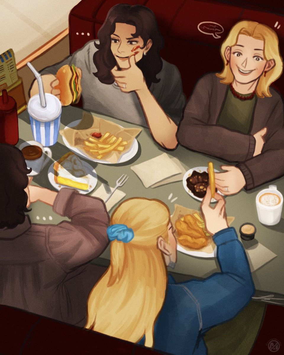 porterhse_steak's tweet photo. double date! 🍔🍟 #tibette https://t.co/DmMeQOEtZF
