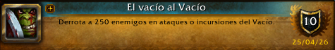 AquaSould's tweet image. He conseguido el logro "El vacío al Vacío" en World of #Warcraft #Midnight