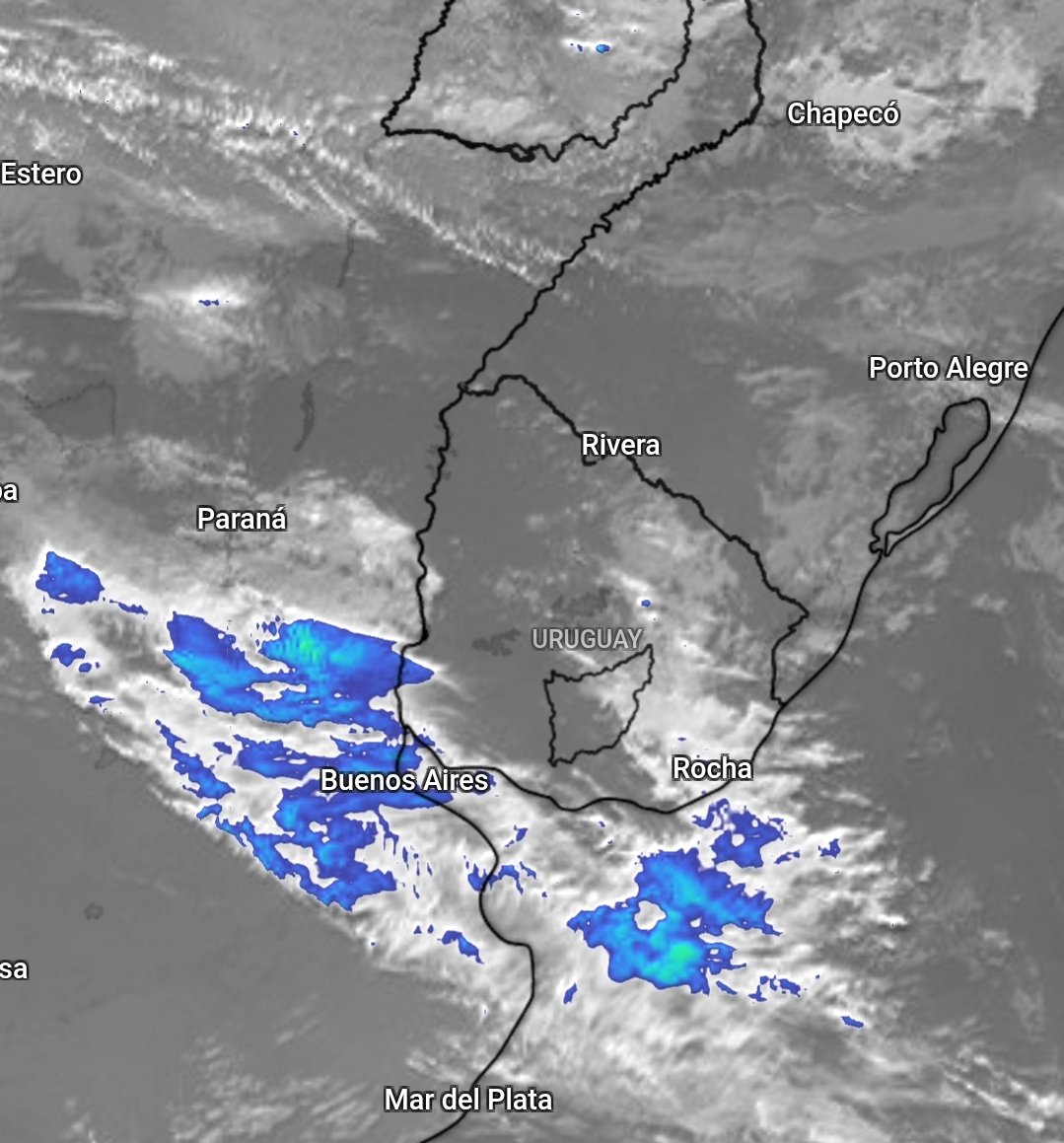 Estacion_bcp's tweet image. #Uruguay 🇺🇾 Aire frío ingresa por el suroeste 🌬️⬇️
Descenso marcado de temperatura, chaparrones aislados y rachas en la costa de 60–80 km/h.
Inicio de semana frío: mín. 5–8°C / máx. 15–17°C.
Primer episodio frío importante del año Mas facebook.com/share/p/18SuJi…
