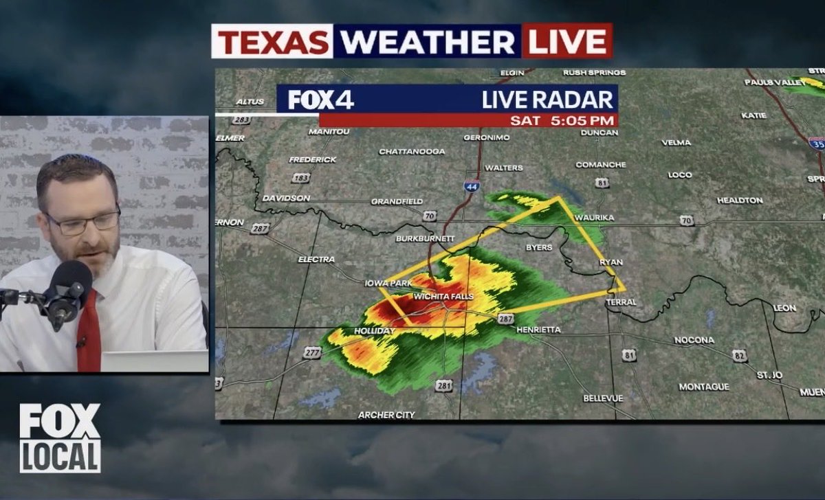 BlakeFox4News's tweet photo. Really good explainer right now by @JoshJohnsWx on our severe weather threat tonight. He’s streaming right now on our Fox Local app. @Fox4Weather @FOX4 https://t.co/OsUL5Npghh